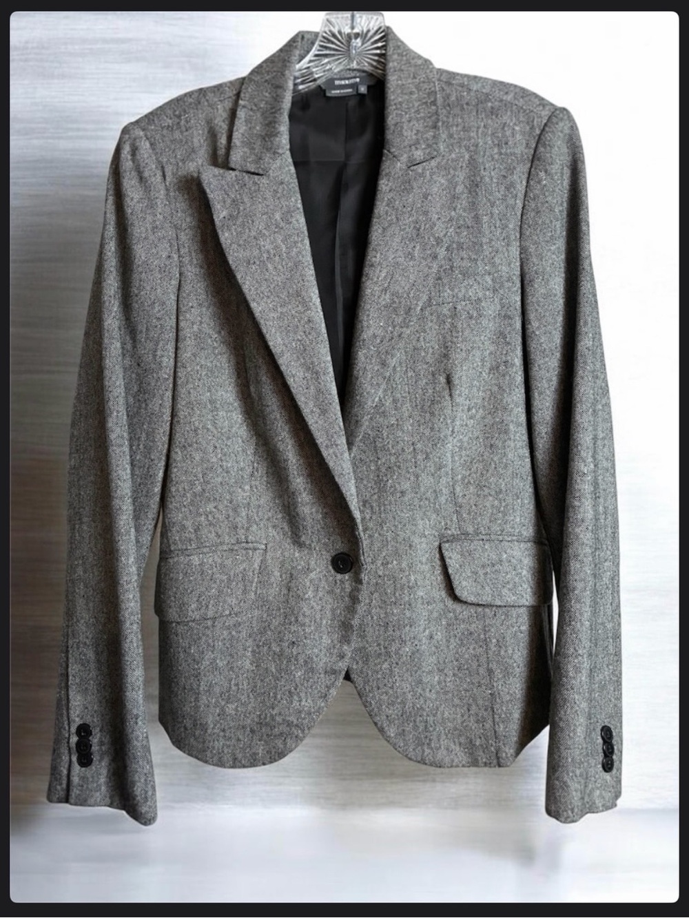 Maxime Grey Tailored Blazer Jacket